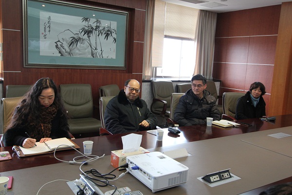 王开田副董事长到国际合作与交流处、必一运动bsport体育召开民主生活会