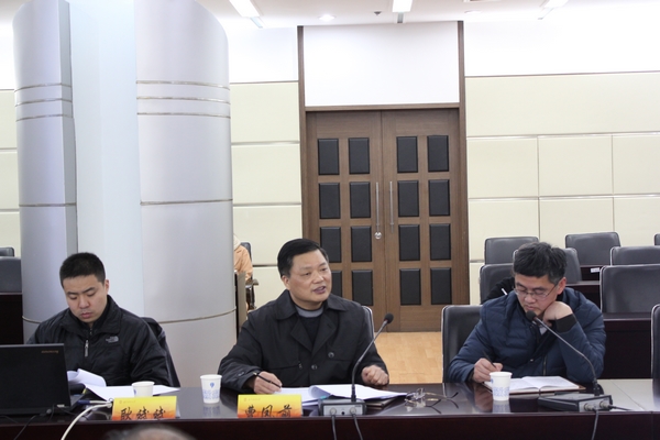 省政府外事办公室出国管理处处长曹凤前来公司作讲座