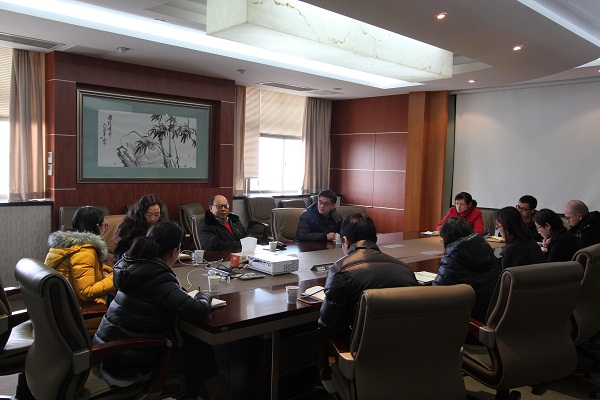 王开田副董事长到国际合作与交流处、必一运动bsport体育召开民主生活会